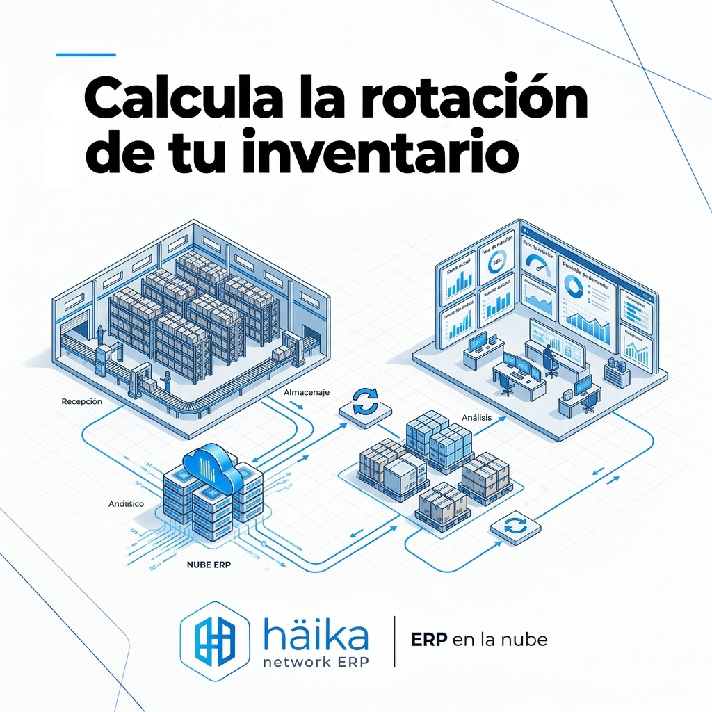 Calcula la rotación de tu inventario