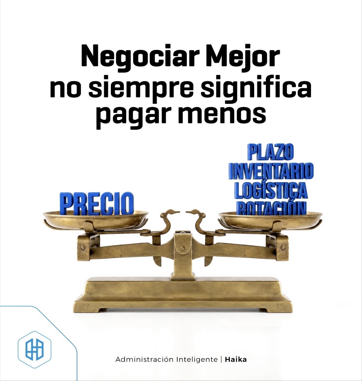 Negociar mejor no siempre significa pagar menos
